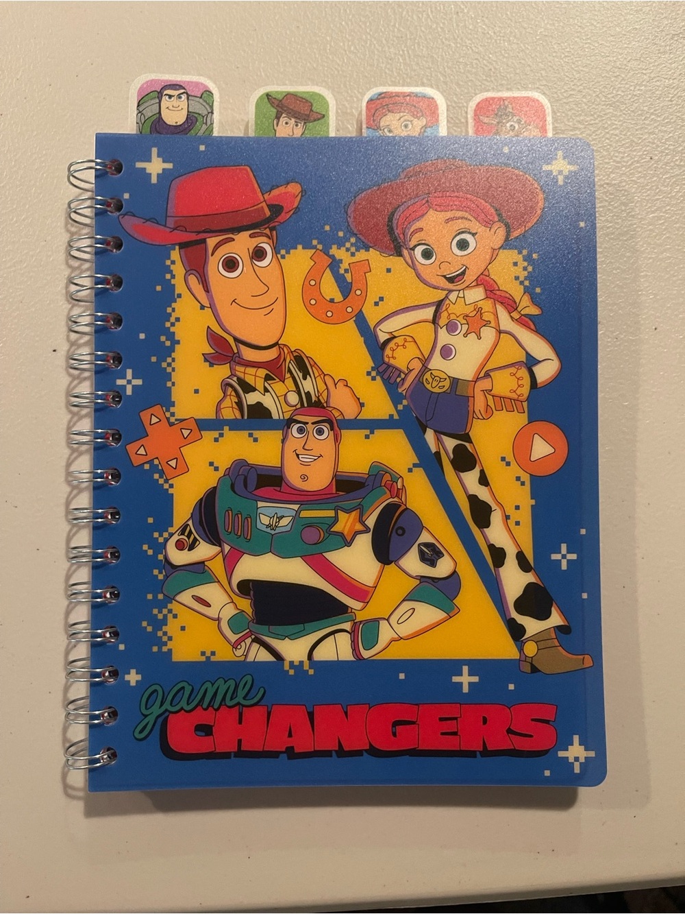 Disney Toy Story Game Changers Notebook - Blue & Yellow